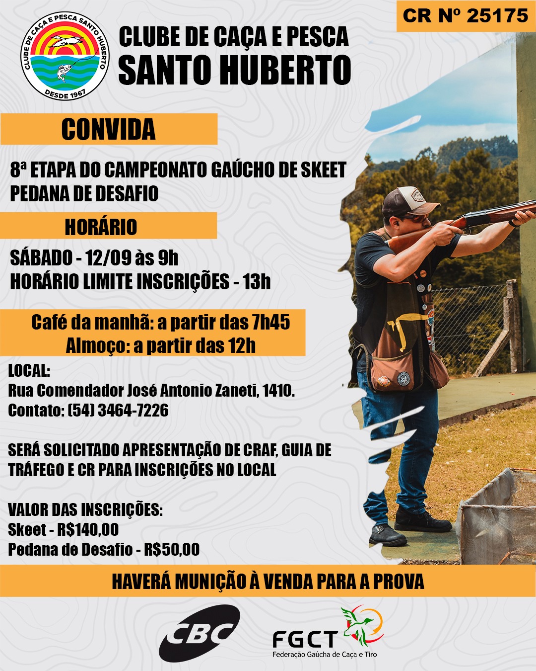 8 etapa skeet santo huberto