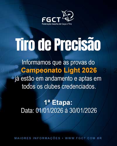 Inscrições Campeonato Light Precisão 400x500