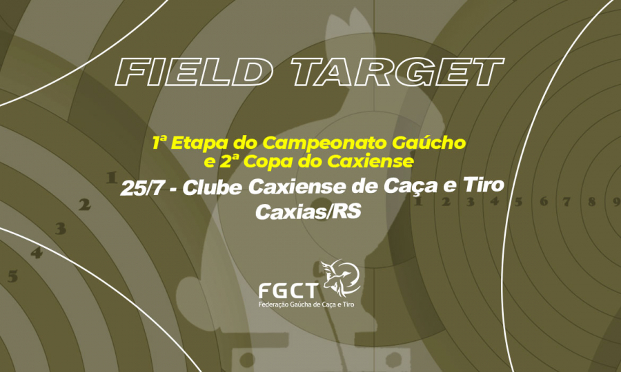 [PROVA REALIZADA] - 1ª Etapa de Field Target e Copa Caxiense - 25/07
