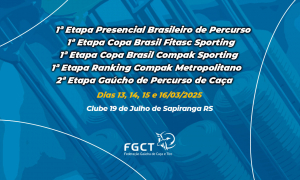 [PROVA REALIZADA] - 1ª Etapa da Copa Brasil Fitasc e outras - 13 a 16/03