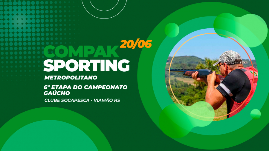 [PROVA REALIZADA] - 6ª Etapa do Gaúcho de Compak Metropolitano - 20/6