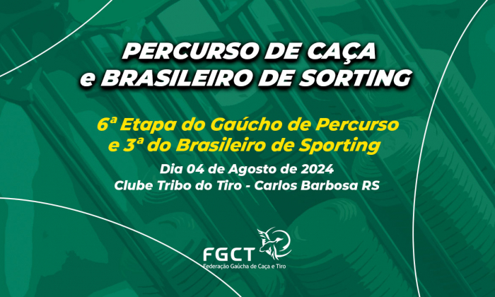 [PERCURSO E SPORTING] - 6ª Etapa de Percurso e 3ª do Campeonato Brasileiro de Sporting -  4/8