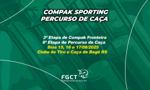 [PROVA REALIZADA] - 6ª Etapa Percurso e 3ª Etapa Compak Fronteira - 15 a17/08