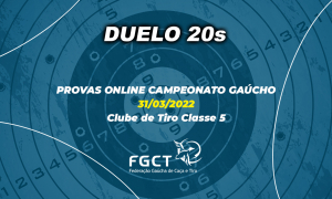 [PROVA REALIZADA] - Duelo 20s - Campeonato Gaúcho Online - 31/03