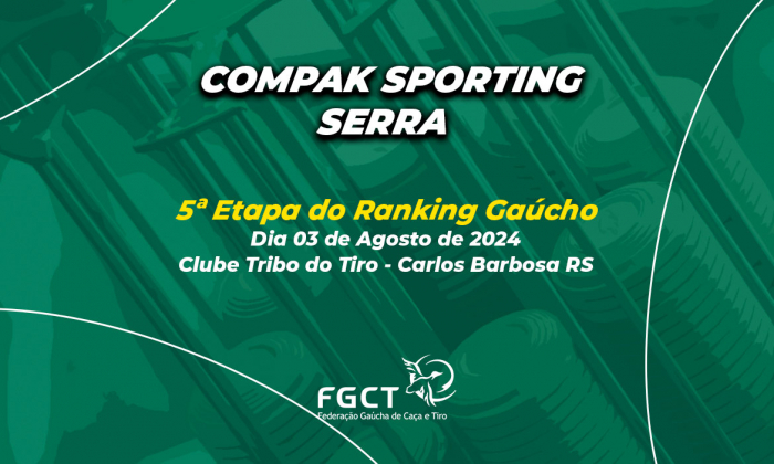 [COMPAK SERRA] - 5ª Etapa do Gaúcho - 03/8