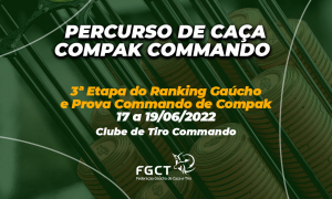 [PROVA REALIZADA] - 3ª Etapa Gaúcho de Percurso e Prova Commando de Compak - 17 a 19/06